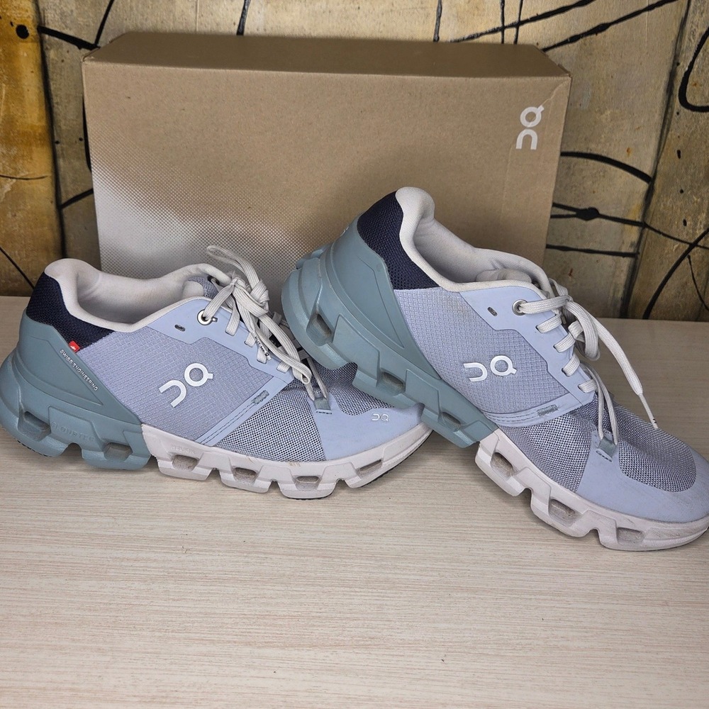 On Cloudflyer 4 Womens Running Shoes Nimbus Cobble 71.98668 Size 8